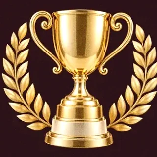 Gold trophy cup — Vincispin